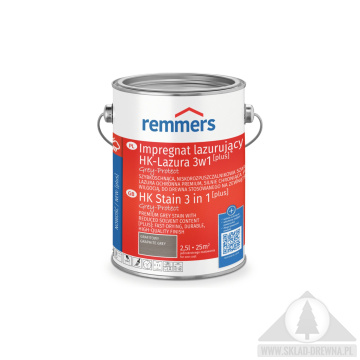 Remmers Impregnat lazurujący HK-Lazura 3w1 Grey Protect [plus] op. 10 l - na zamówienie